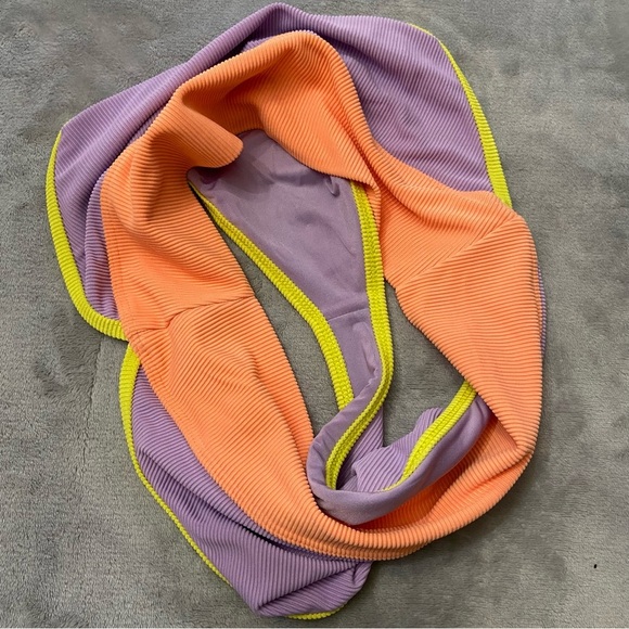 New! Beach Riot Emmy Purple Sundazed colorblock Bikini Bottom 24869 - Picture 6 of 8